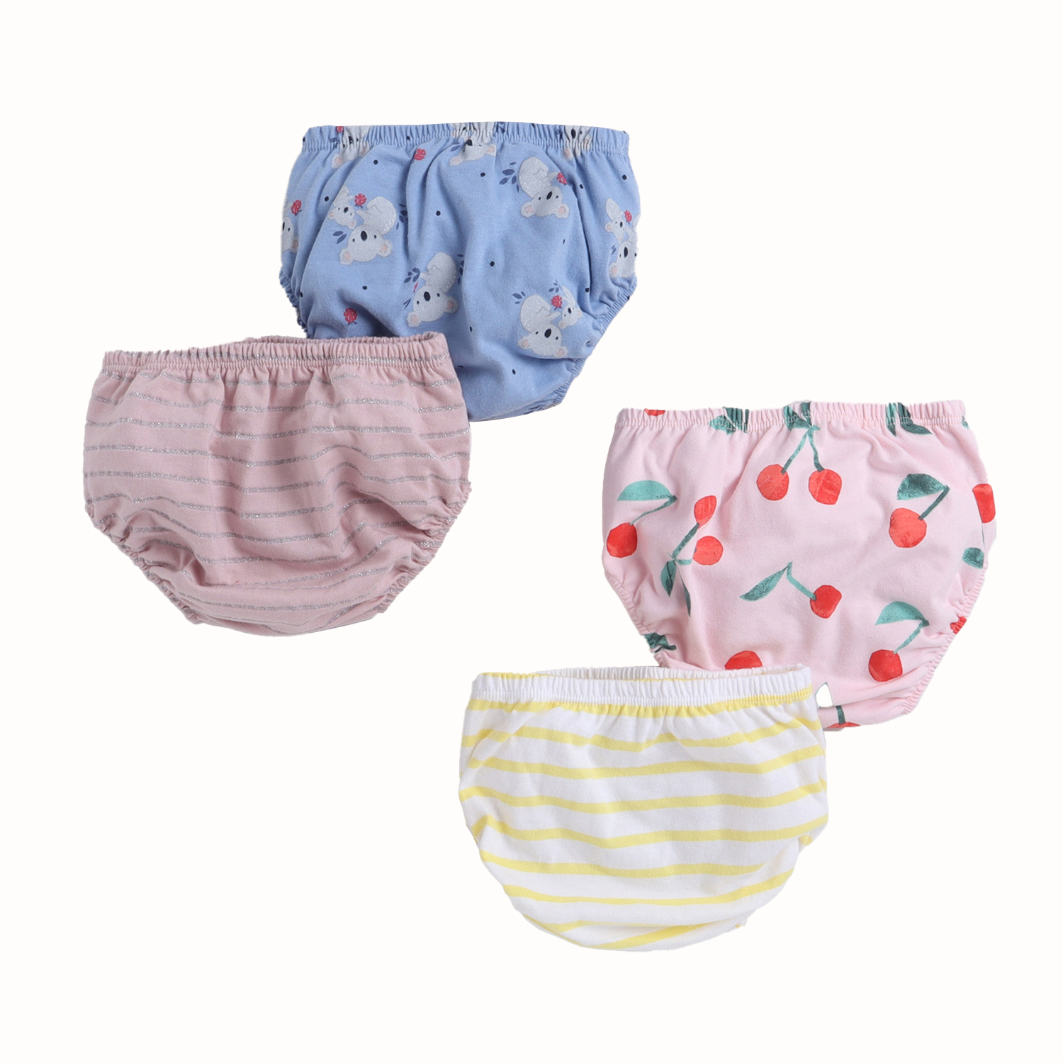 Frill panties for baby girl(Pack of 3)- Multi 2 – Baby Eli
