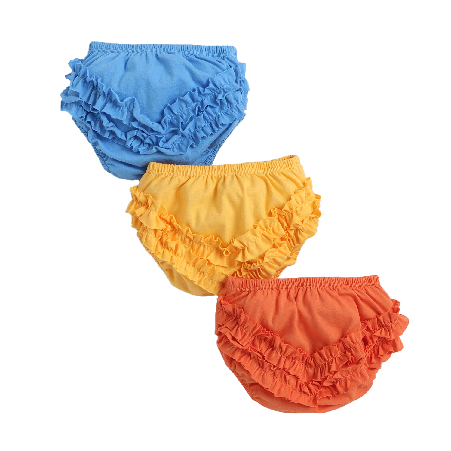 Frill panties for baby girl(Pack of 3)- Multi 3 – Baby Eli